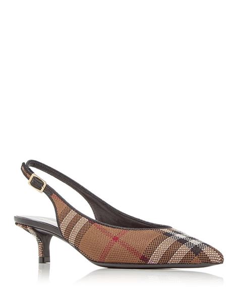 burberry high heels|burberry kitten heels.